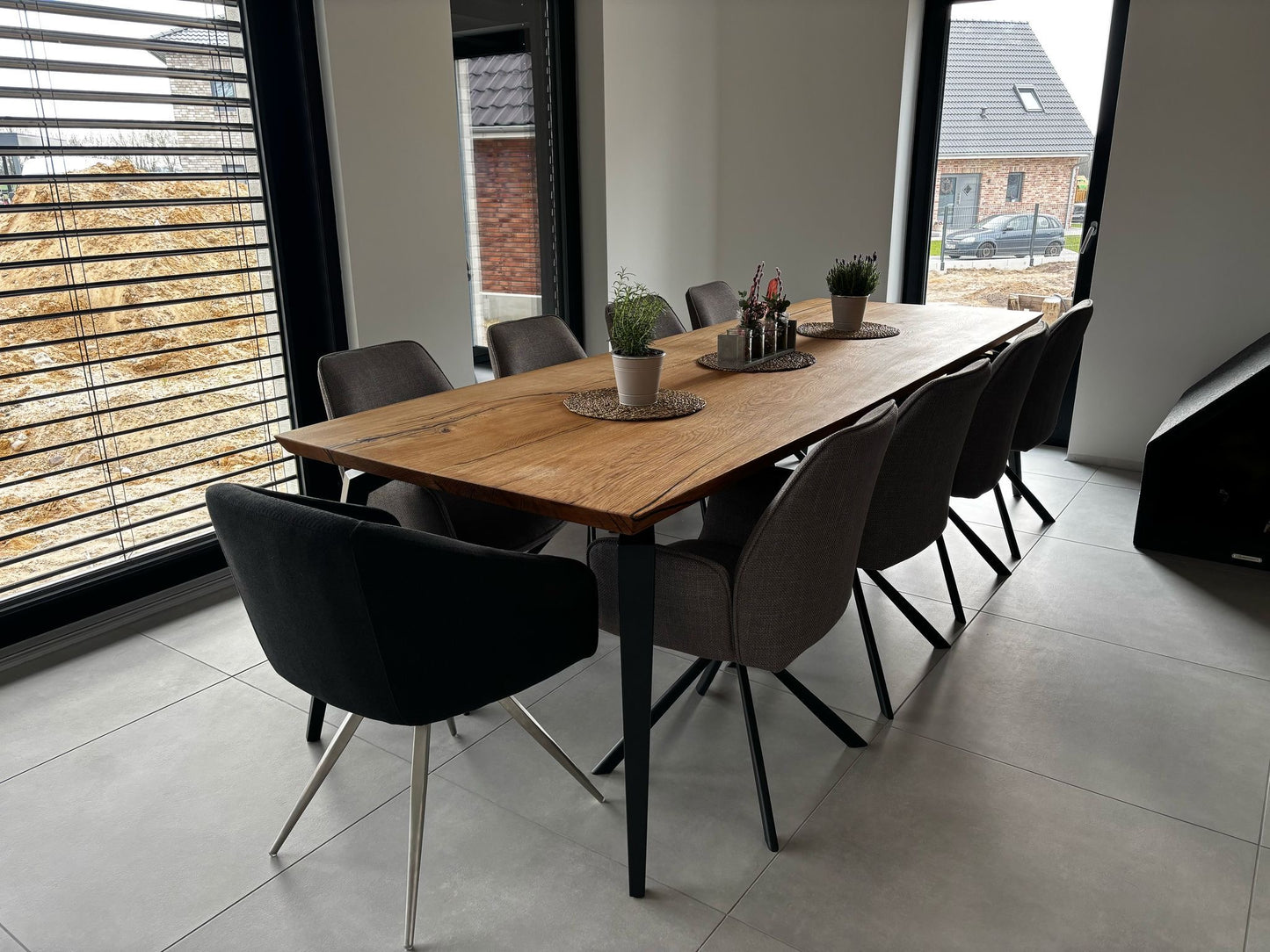 Tischplatte Eiche massiv 300cm